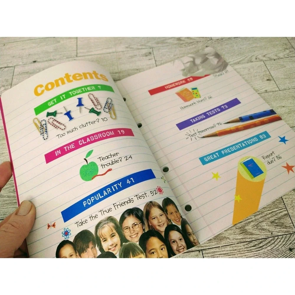 American‎ Girl Library School Smarts 2000 Scholastic Study Skills Tween Guide